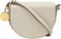 Stella Mccartney Small Flap Shoulder Bag in White Vegan Leather Wit Dames - Thumbnail 1