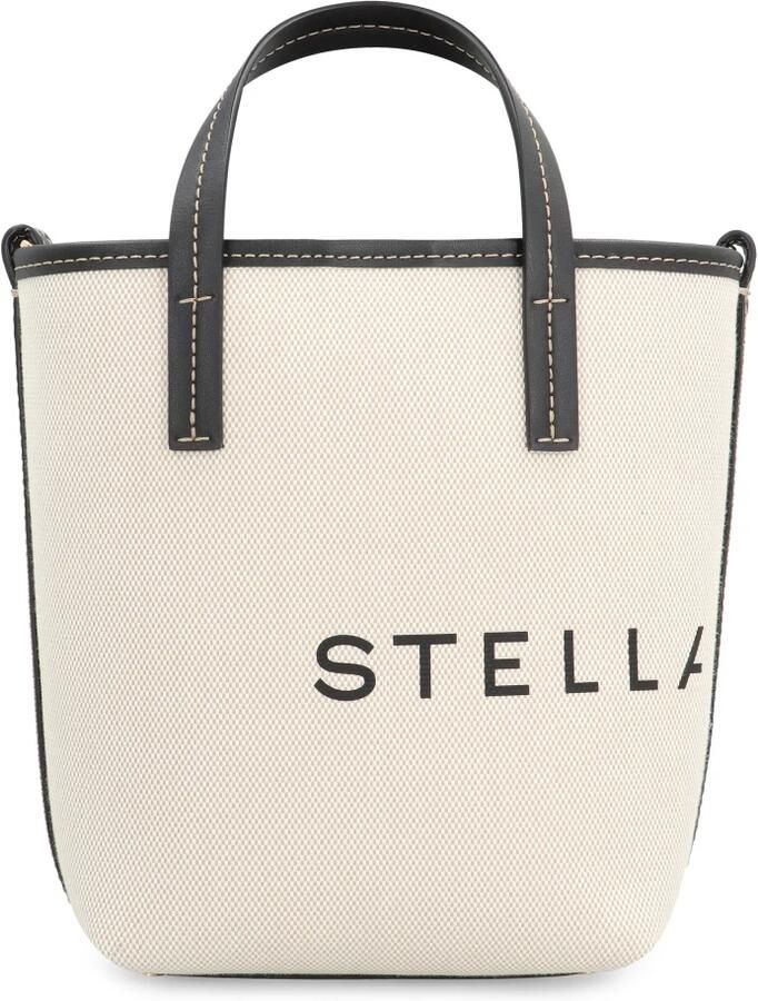 Stella Mccartney Shoppers & Totes Logo Shopping Bag in beige - Foto 3