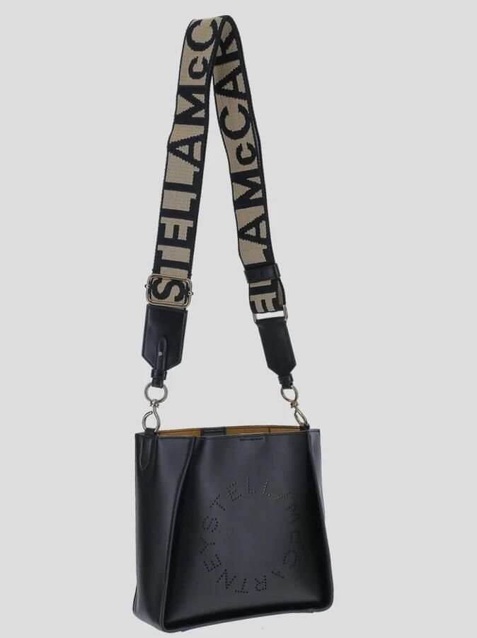 Stella Mccartney Stella Logo Mini Crossbody Bag in Black Eco Soft Alter Nappa Zwart Dames - Foto 2