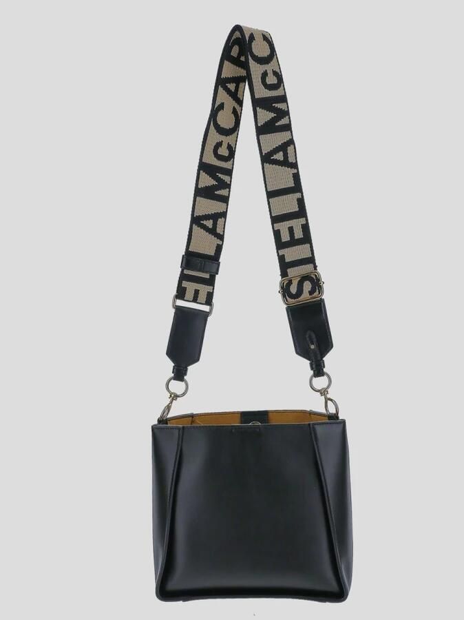 Stella Mccartney Stella Logo Mini Crossbody Bag in Black Eco Soft Alter Nappa Zwart Dames - Foto 3
