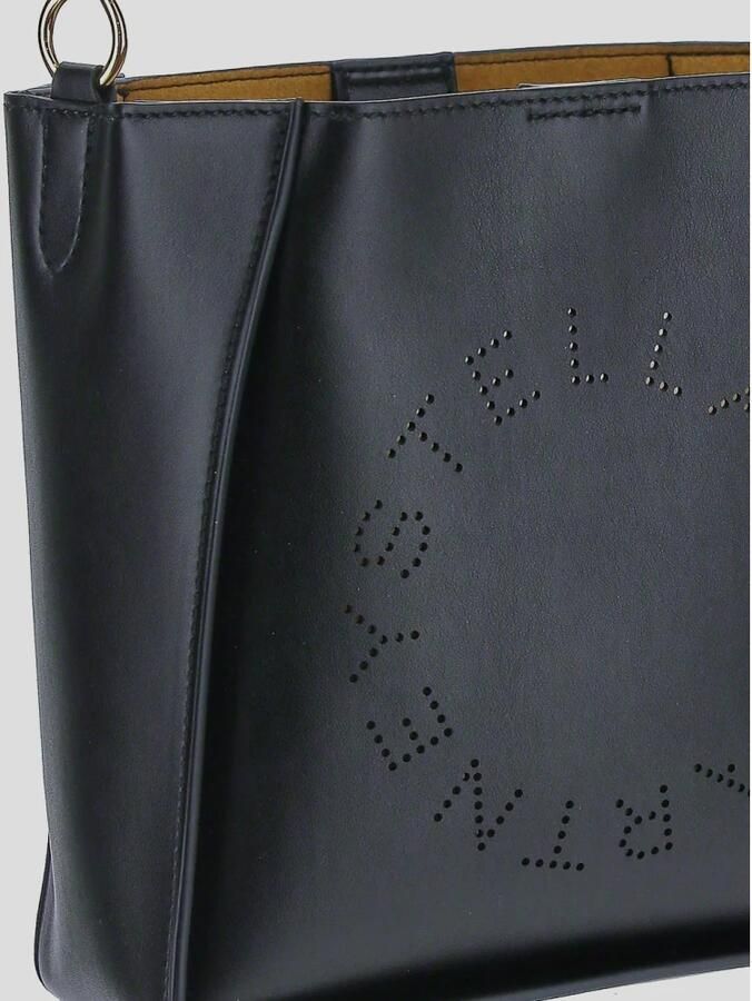 Stella Mccartney Stella Logo Mini Crossbody Bag in Black Eco Soft Alter Nappa Zwart Dames