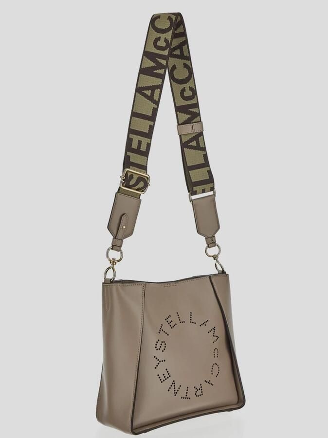 Stella Mccartney Crossbody bags Logo Shoulder Bag in bruin - Foto 4