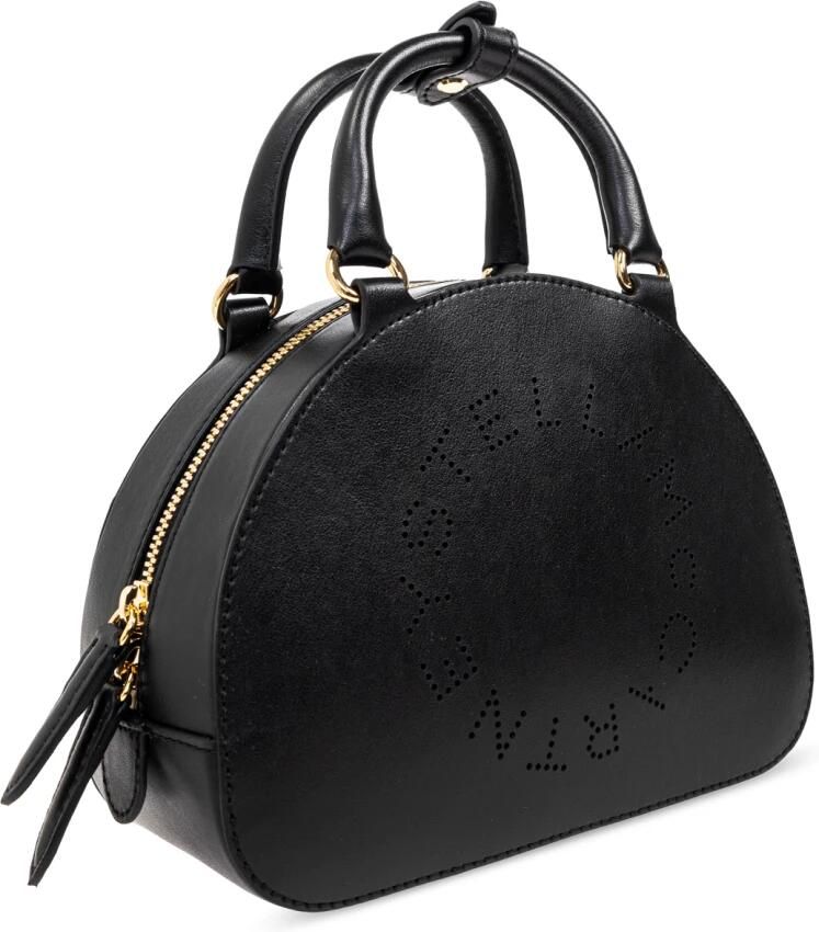 Stella Mccartney Crossbody bags Rounded Silhouette Bag With Gold-Tone Hardware in zwart - Foto 3