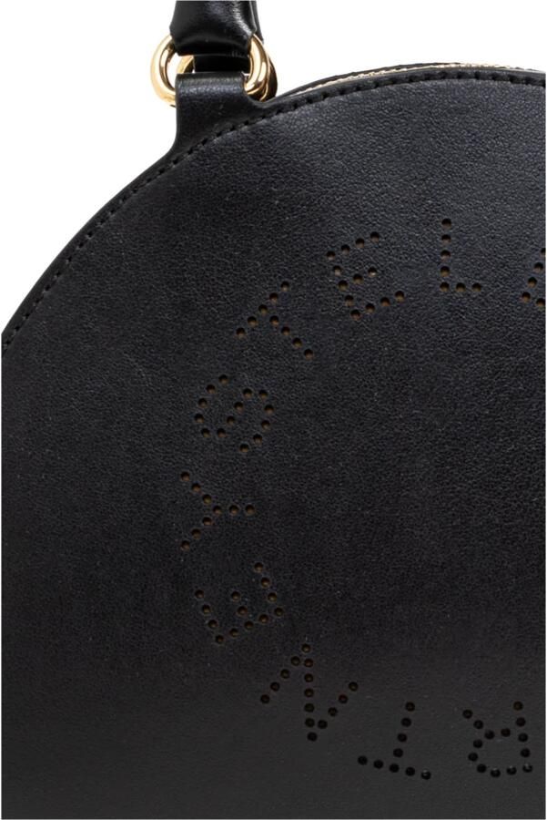 Stella Mccartney Crossbody bags Rounded Silhouette Bag With Gold-Tone Hardware in zwart - Foto 5