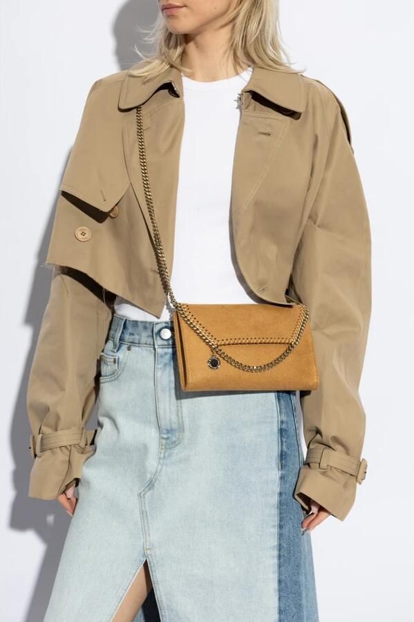 Stella Mccartney Hobo bags Falabella Mini Crossbody Bag in bruin - Foto 4