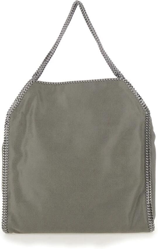 Stella Mccartney Shoppers & Totes Textured Grey Handbag With Chain Detail in grijs - Foto 3