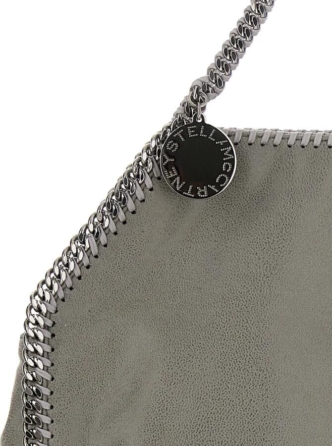 Stella Mccartney Shoppers & Totes Textured Grey Handbag With Chain Detail in grijs - Foto 2