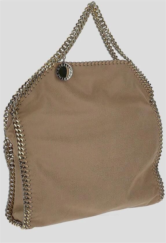 Stella Mccartney Butter Cream Tote Tas met Gouden Ketting Beige Dames - Foto 13