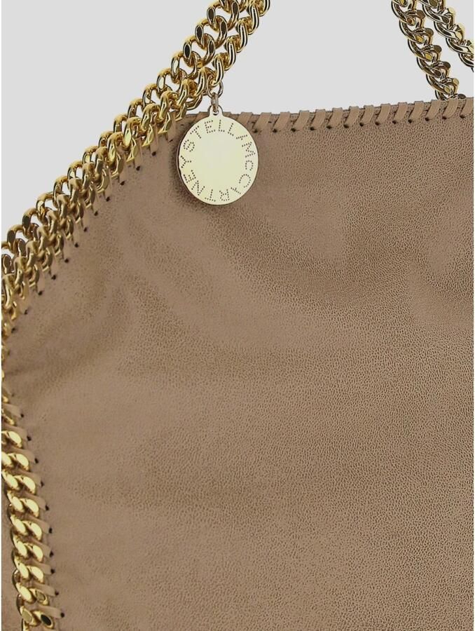 Stella Mccartney Butter Cream Tote Tas met Gouden Ketting Beige Dames - Foto 4