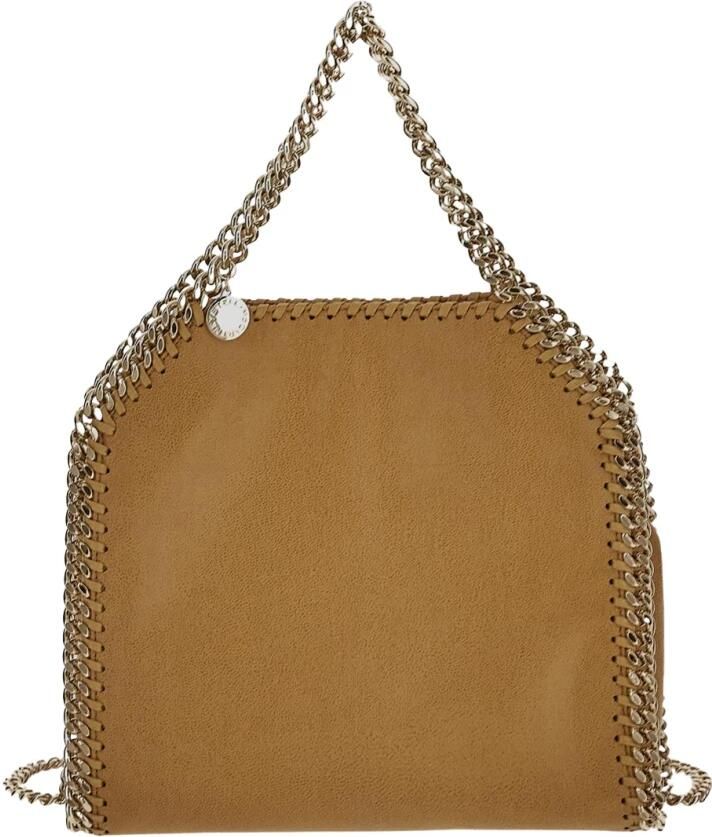Stella Mccartney Totes & shoppers Gold Shaggy Texture Mini Tote Bag in bruin - Foto 7