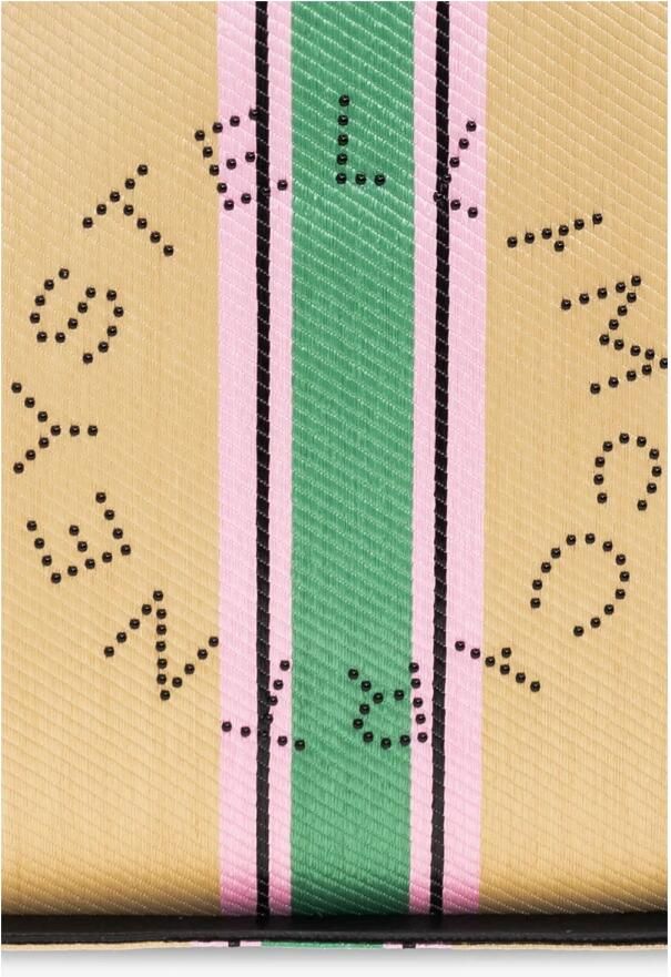 Stella Mccartney Gestreepte Raffia Tote Tas met Stella Logo Multicolor Dames - Foto 8