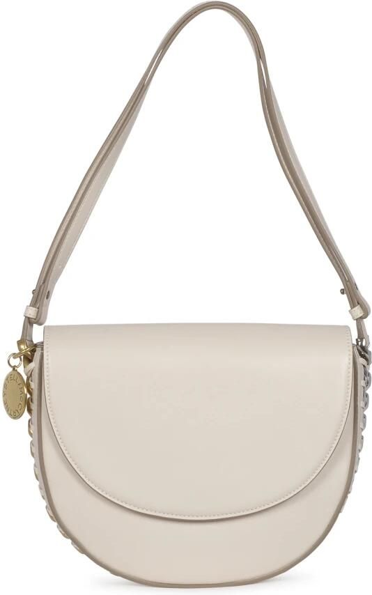 Stella Mccartney Crossbody bags Medium Flap Shoulder Bag in crème - Foto 3