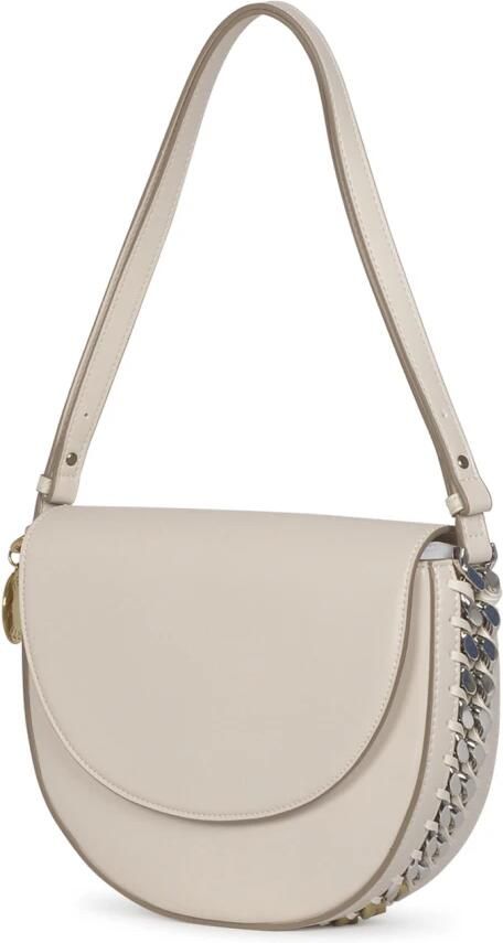 Stella Mccartney Crossbody bags Medium Flap Shoulder Bag in crème - Foto 6
