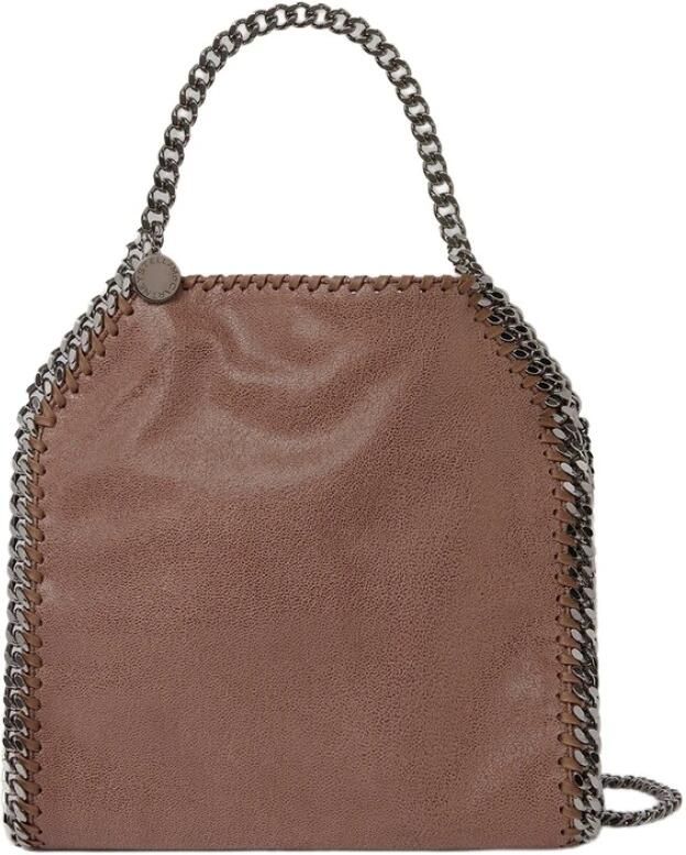 Stella Mccartney Bruine Falabella Foldover Tas Brown Dames