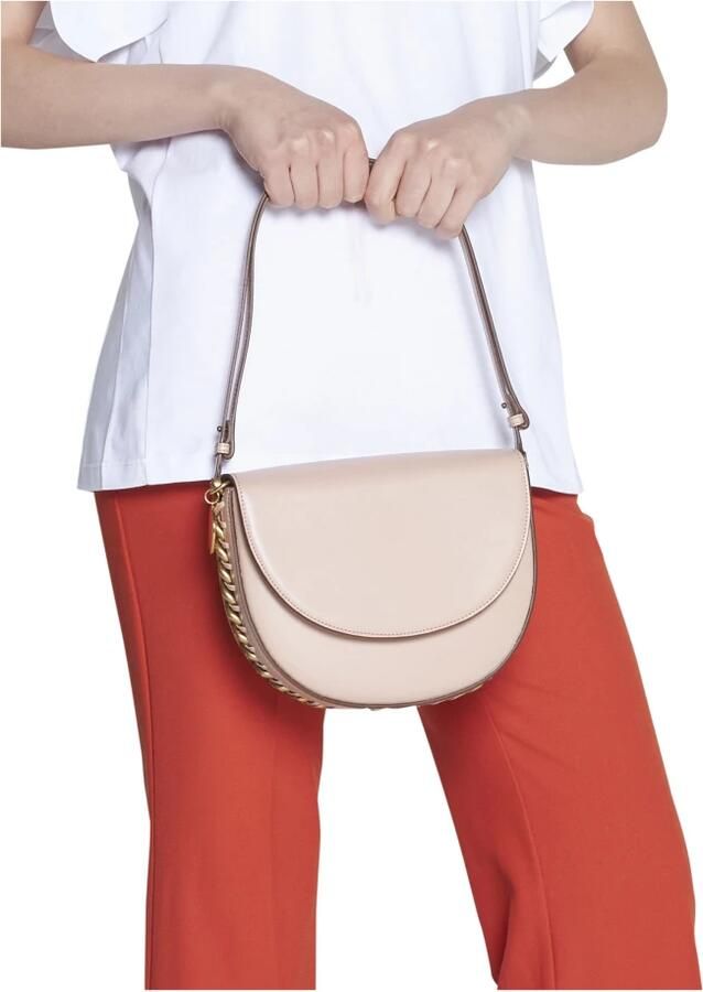 Stella Mccartney Crossbody bags Medium Flap Shoulder Bag in poeder roze - Foto 3
