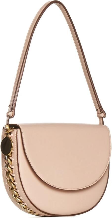Stella Mccartney Crossbody bags Medium Flap Shoulder Bag in poeder roze - Foto 8