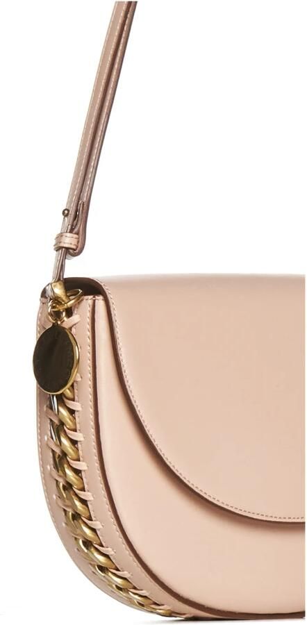 Stella Mccartney Crossbody bags Medium Flap Shoulder Bag in poeder roze - Foto 9