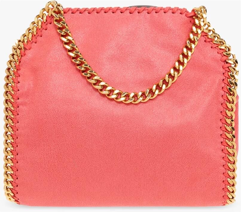 Stella Mccartney Totes Mini Falabella 3Chains Tote in koraal - Foto 5