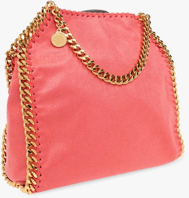 Stella Mccartney Totes Mini Falabella 3Chains Tote in koraal - Foto 4