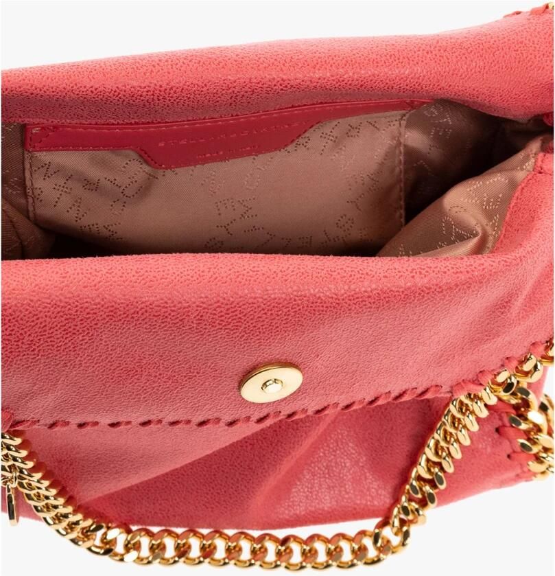 Stella Mccartney Totes Mini Falabella 3Chains Tote in koraal - Foto 3