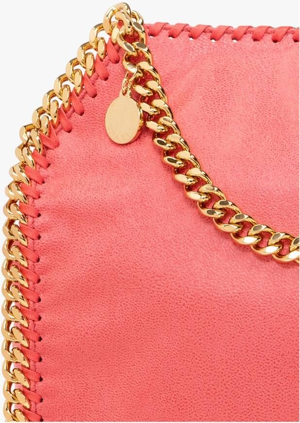 Stella Mccartney Totes Mini Falabella 3Chains Tote in koraal - Foto 7