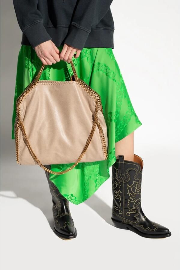 Stella Mccartney Butter Cream Tote Tas met Gouden Ketting Beige Dames - Foto 11