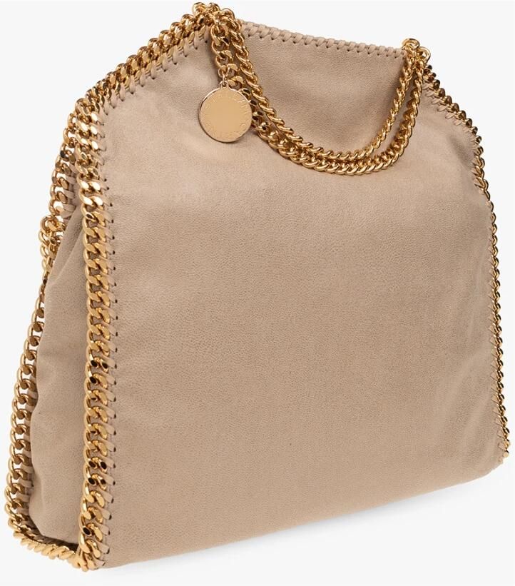Stella Mccartney Butter Cream Tote Tas met Gouden Ketting Beige Dames - Foto 5