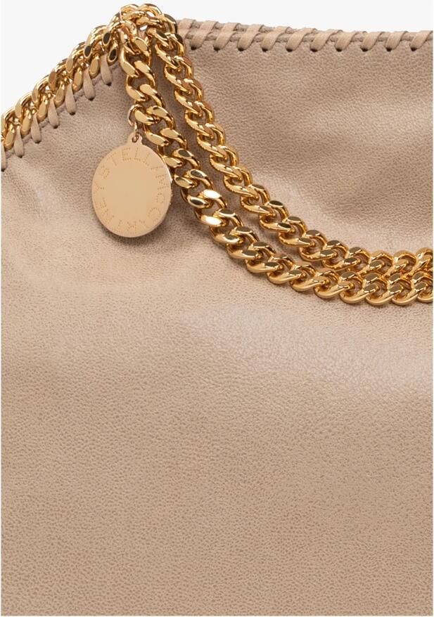 Stella Mccartney Butter Cream Tote Tas met Gouden Ketting Beige Dames - Foto 10