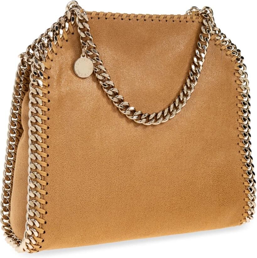 Stella Mccartney Totes & shoppers Gold Shaggy Texture Mini Tote Bag in bruin - Foto 3