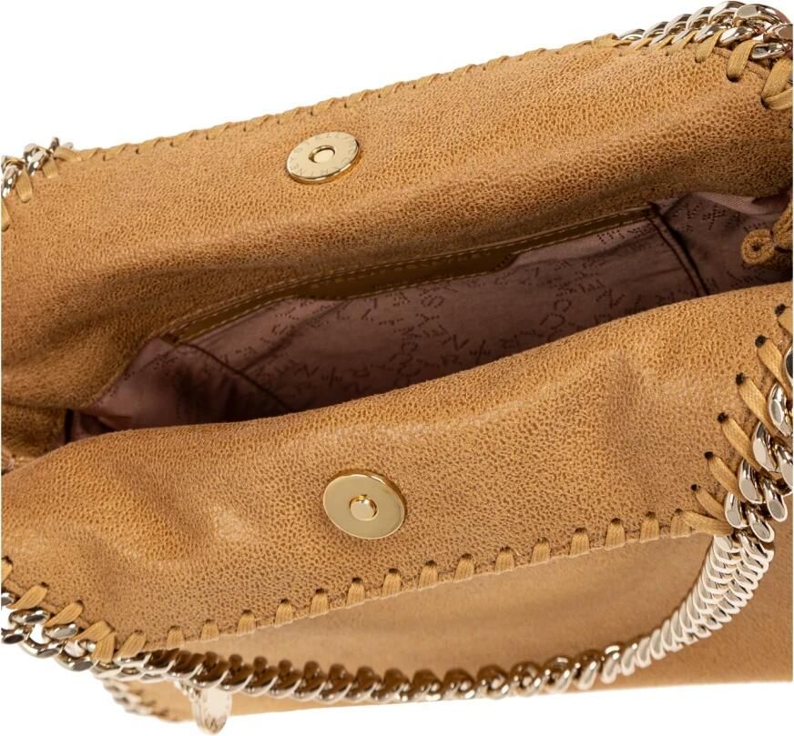 Stella Mccartney Totes & shoppers Gold Shaggy Texture Mini Tote Bag in bruin - Foto 2