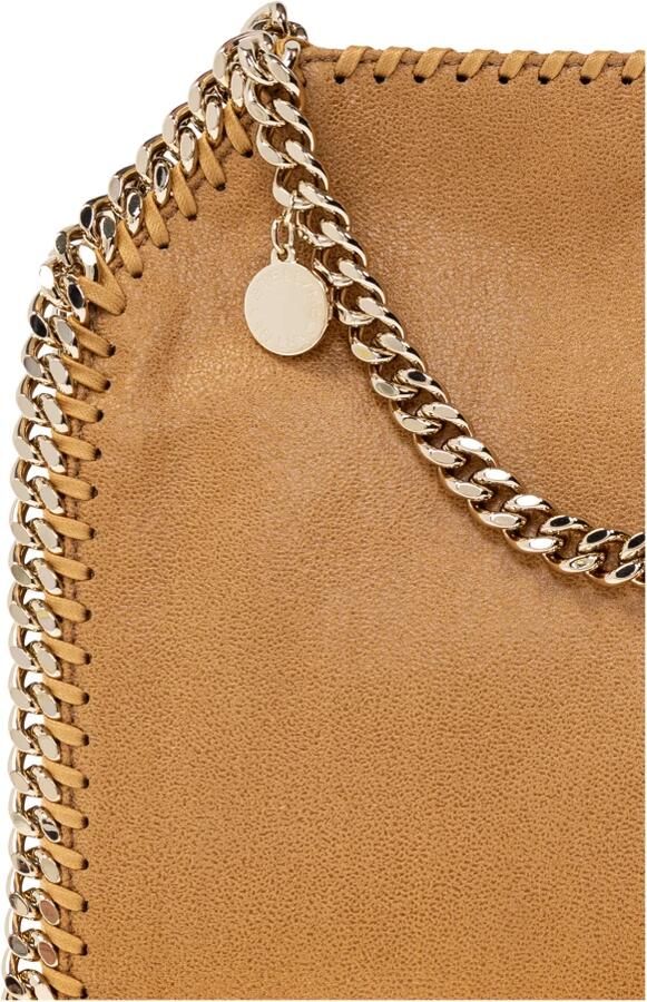 Stella Mccartney Totes & shoppers Gold Shaggy Texture Mini Tote Bag in bruin - Foto 9