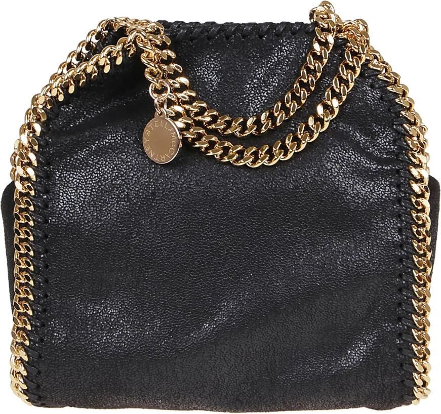 Stella Mccartney Kleine Tote Eco Shaggy Deer met Gouden Ketting Black Dames - Foto 4