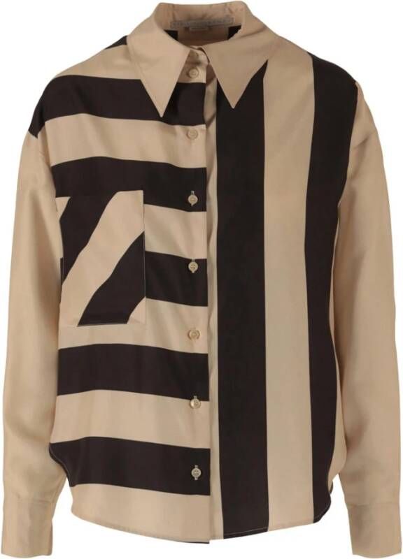 Stella Mccartney Striped Yara Shirt Meerkleurig Dames
