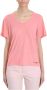 Stella Mccartney 2001 Logo T-Shirt Roze Korte Mouw 100% Katoen Pink Dames - Thumbnail 1