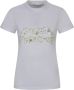 Stella Mccartney Wit Dandelion Logo Jersey T-Shirt White Dames - Thumbnail 2