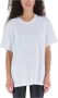 Stella Mccartney Wit Katoenen T-Shirt met Logo White Dames - Thumbnail 4