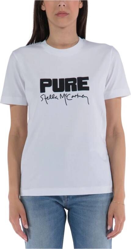 Stella Mccartney Bedrukt T-shirt White Dames