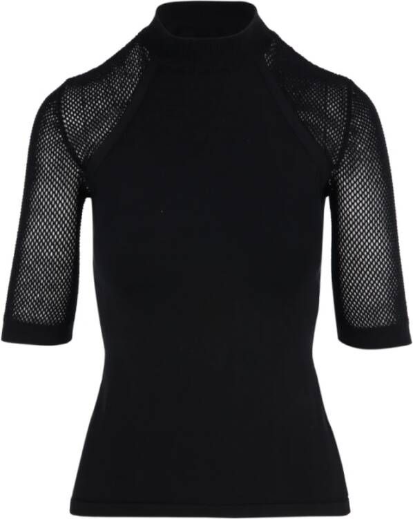 Stella Mccartney Stijlvolle Turtleneck Sweater Black Dames