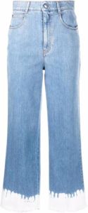 Stella Mccartney Tie-Dye Cropped Jeans Blauw Dames