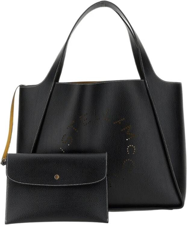 Stella Mccartney Tote Bag With Logo Zwart Dames