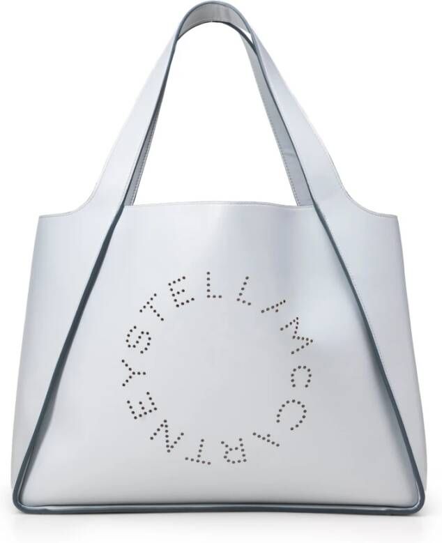 Stella Mccartney Totes Logo Tote Bag Leather in blauw