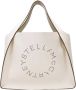 Stella Mccartney Totes Logo Tote Bag Leather in crème - Thumbnail 1