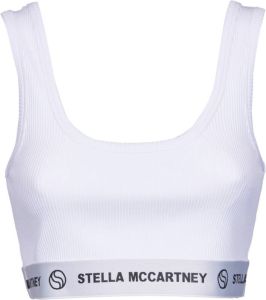Stella Mccartney Trainingsmouwloze trainingstop Wit Dames