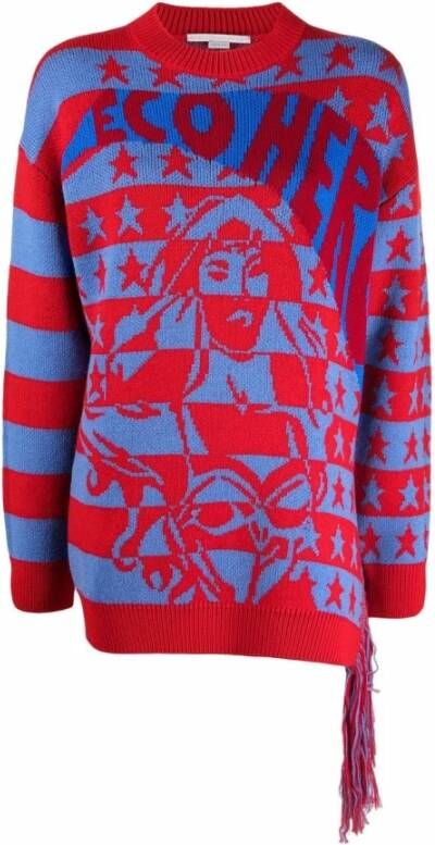 Stella Mccartney Truien met ronde hals Rood Dames