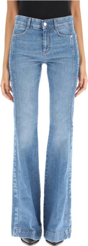 Stella Mccartney Wijde spijkerbroek Blauw Dames