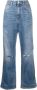 Stella Mccartney Vintage Wash Zip Straight Leg Jeans Blue Dames - Thumbnail 1