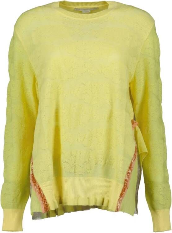 Stella Mccartney Wollen Pullover Sweater Yellow Dames