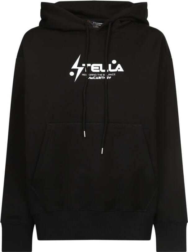 Stella Mccartney Zwarte stijlvolle sweatshirt met unieke print Zwart Dames