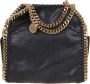 Stella Mccartney Zwarte Tiny Falabella Shaggy De Zwart Dames - Thumbnail 1