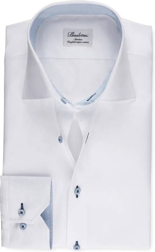 Stenströms Alledaagse t-shirts Wit Heren